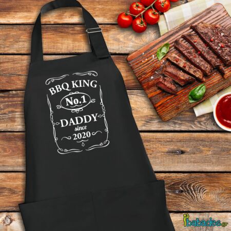Ποδιά του μπαμπά "BBQ King"