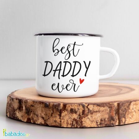 Μεταλλική κούπα "Best Daddy Ever"