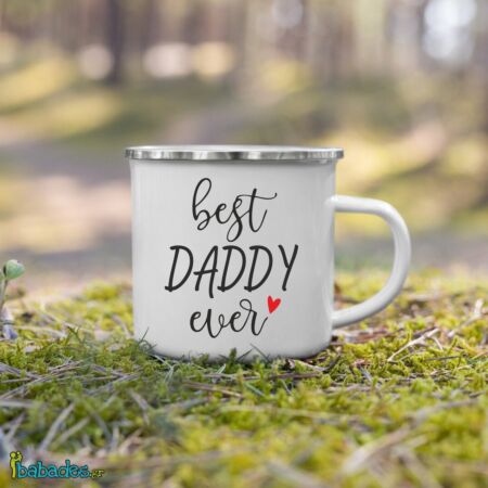 Μεταλλική κούπα "Best Daddy Ever"