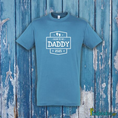 Μπλουζάκι νέου μπαμπά "Soon to be daddy"