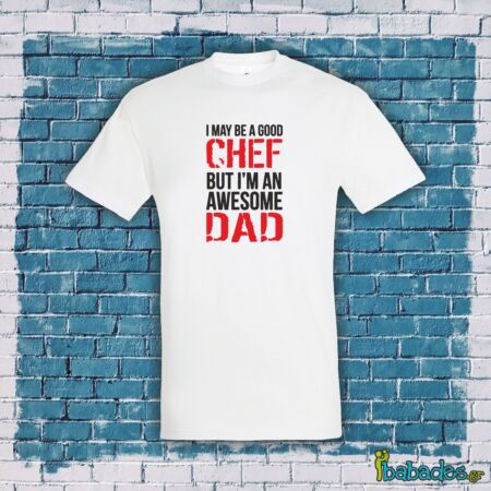 Μπλουζάκι νέου μπαμπά «Chef dad»